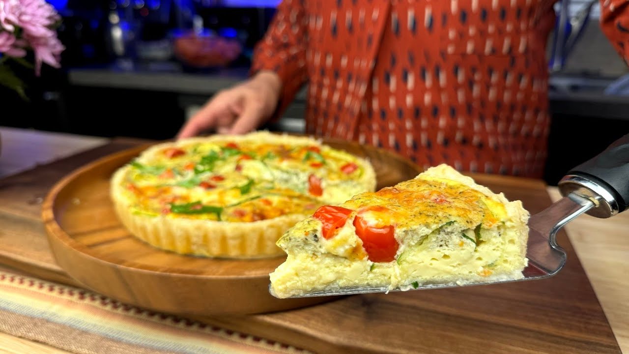 Zucchini and Tomato Quiche: A Flavourful Vegetarian Delight