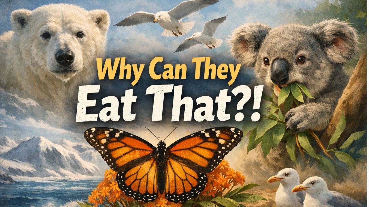Why Can Animals Eat Foods That Would Kill Humans?