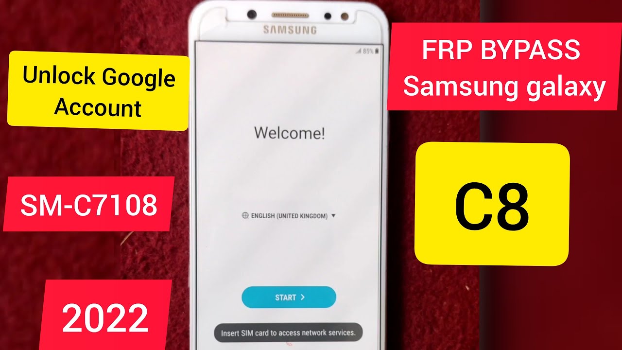 FRP BYPASS SAMSUNG C8 #Samsung C8 FRP unlock #Without_PC FRP SM-C7108 / C7100