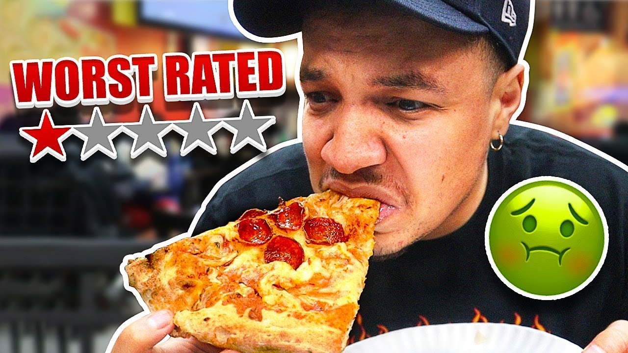 Eating At The WORST Reviewed PIZZA Restaurant In The City (Under 1 Star Rated)