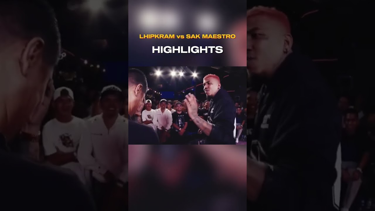 Lhipkram vs Sak Maestro Highlights #fliptop #fyp #lhipkram #sakmaestro