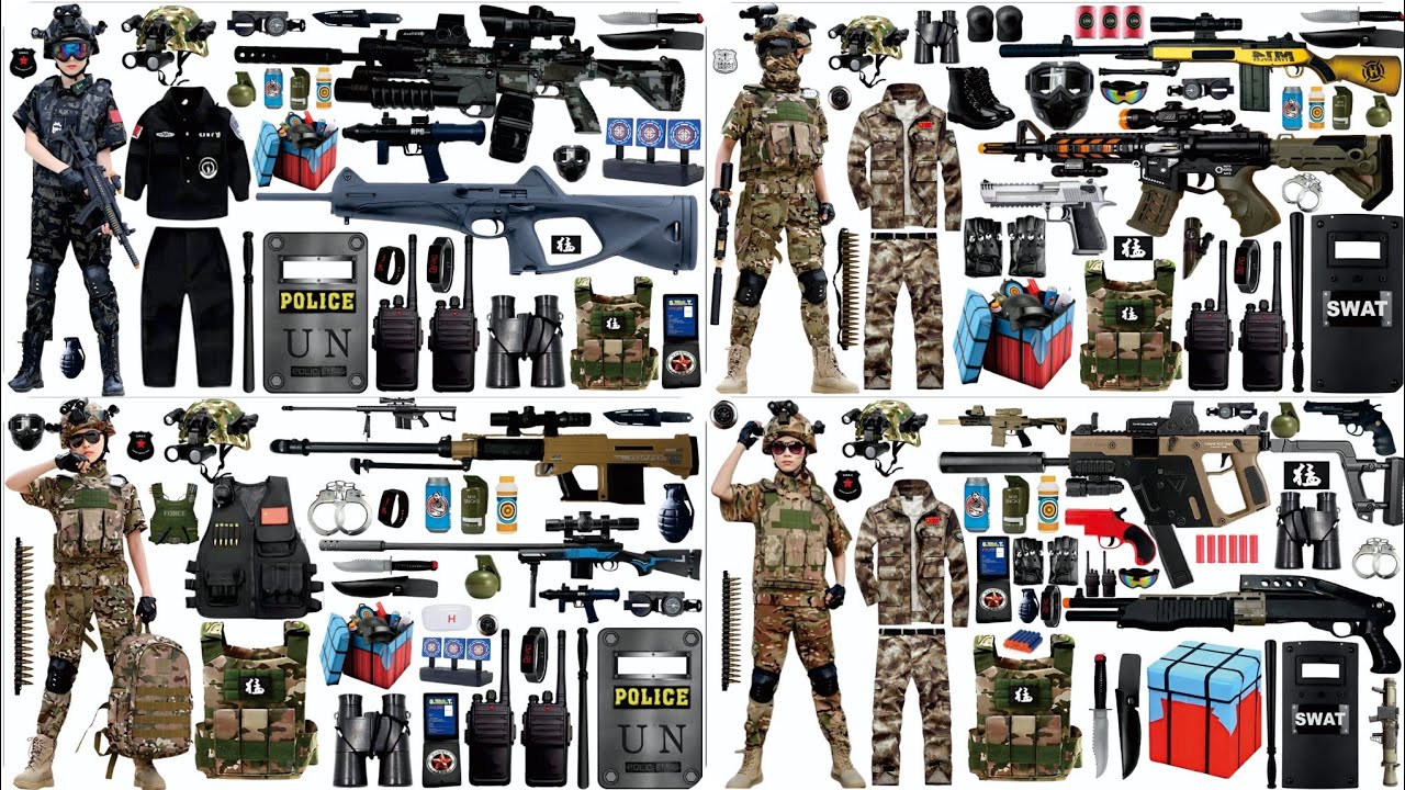 Special police common equipment unboxing, Unboxing a REALISTIC Airsoft Gun! 🎮