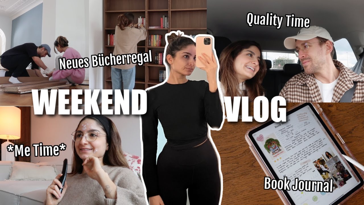 Neues Bücherregal, Flohmarkt, Filme & Book Journal - WEEKEND VLOG