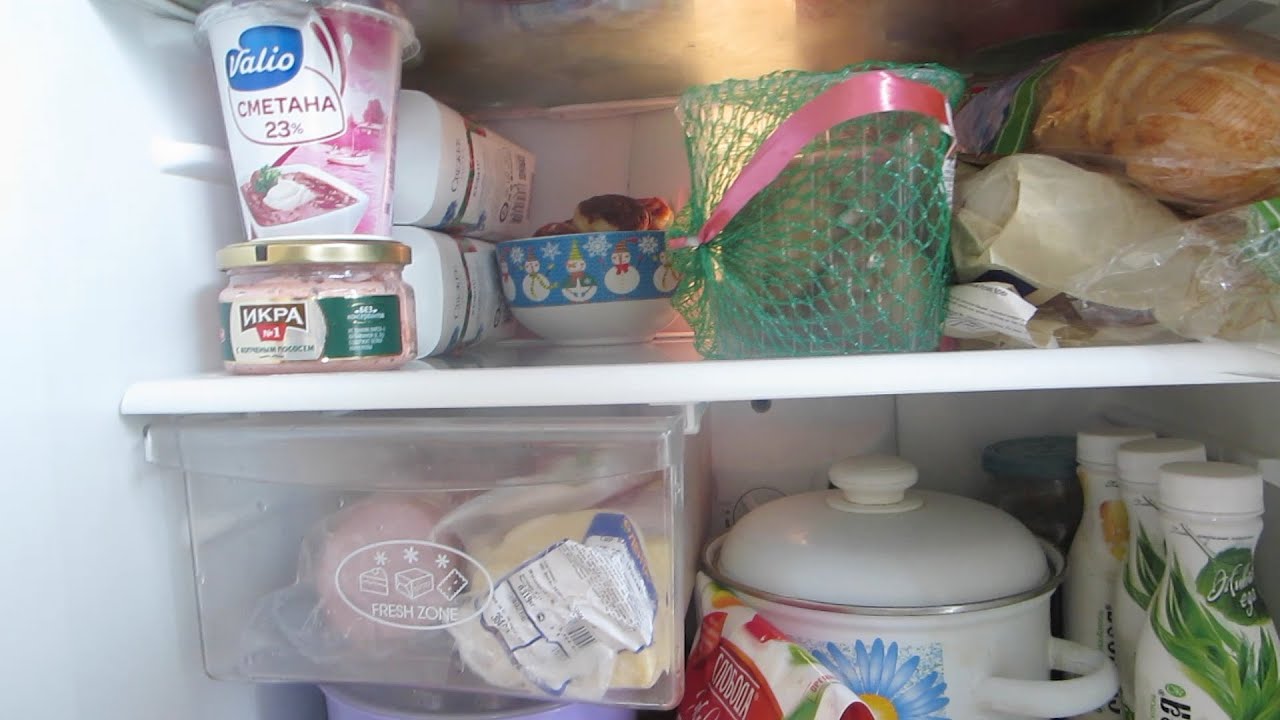 Что в моём холодильнике?Организация и хранение продуктов.