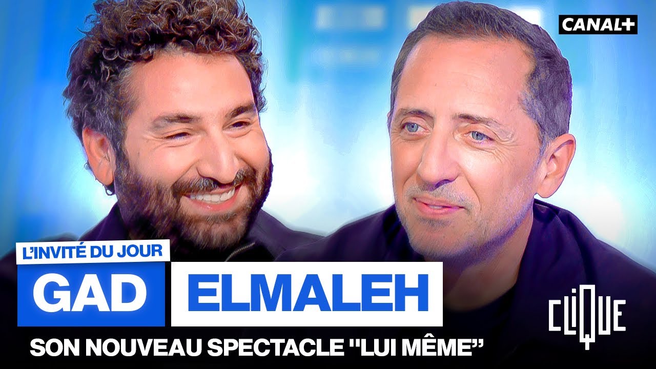 Gad Elmaleh : son retour des USA, la polémique CopyComic et son lien avec Roman Frayssinet - CANAL+
