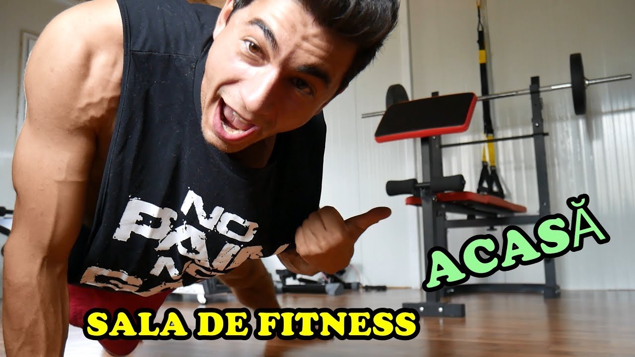 MI-AM FĂCUT SALĂ DE SPORT ACASĂ !! TURUL SĂLII (homemade Personal Gym Fitness)