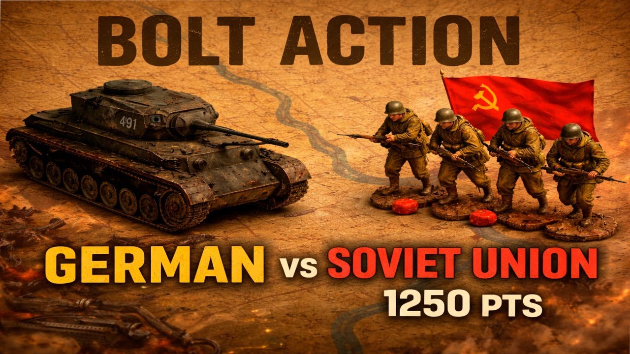 [RU] Greman VS Soviet Union 1250 EW. BOLT ACTION GAME