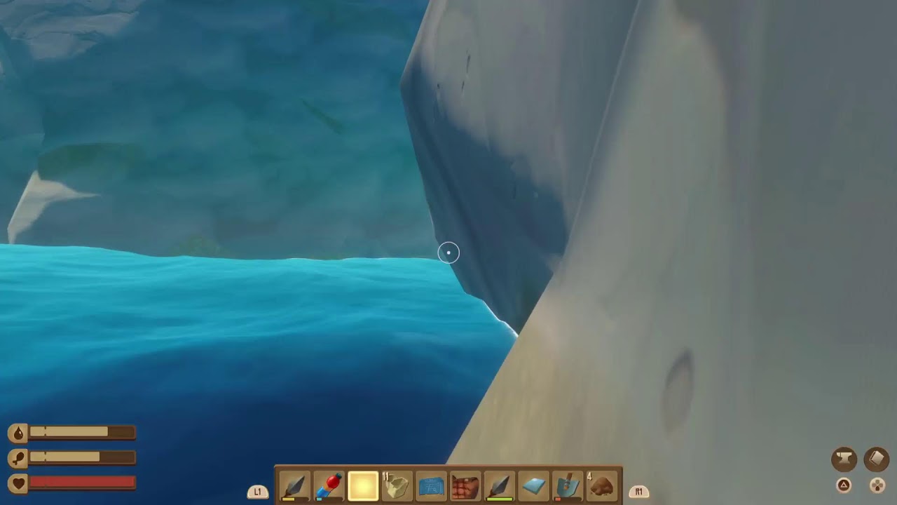 Raft with sky the bull, and paige