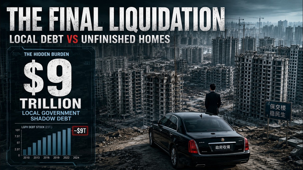 China&rsquo;s Final Liquidation: Local Government Debt vs. Unfinished Homes