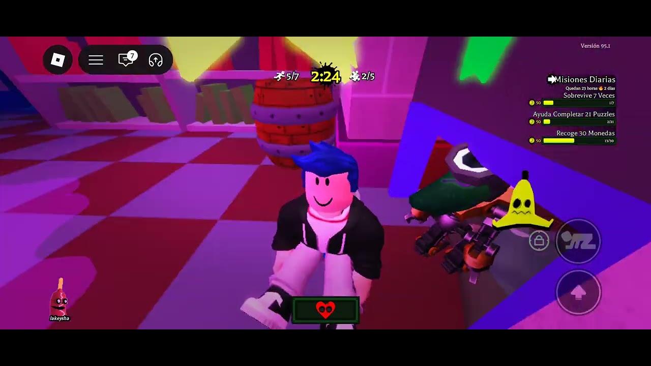 Escapamos de la banana.exe en roblox