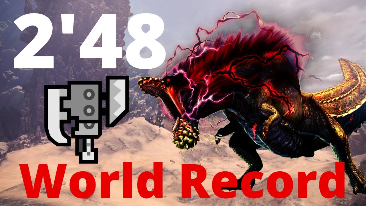 MHW Iceborne - Savage Deviljho 2'48 Switch Axe - World Record