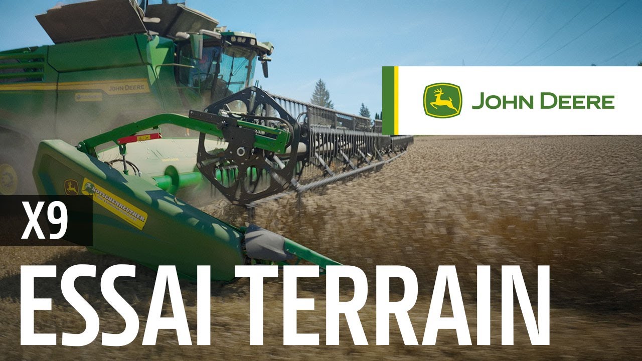 D&eacute;couvrez la MOISSON DU FUTUR avec la moissonneuse-batteuse X9&nbsp;1100 John&nbsp;Deere&nbsp;!