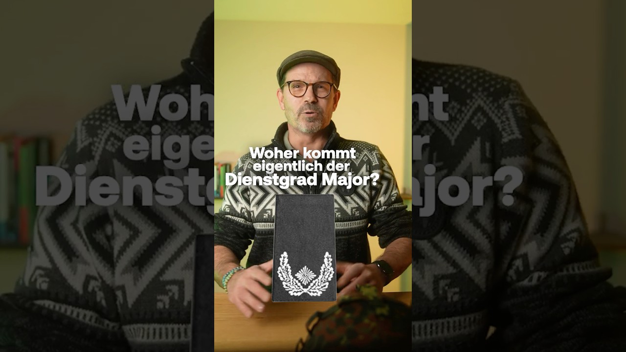 Woher kommt der Dienstgrad Major?
