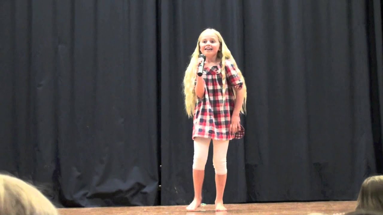 10 Year Old Girl Singing Tomorrow From Annie
