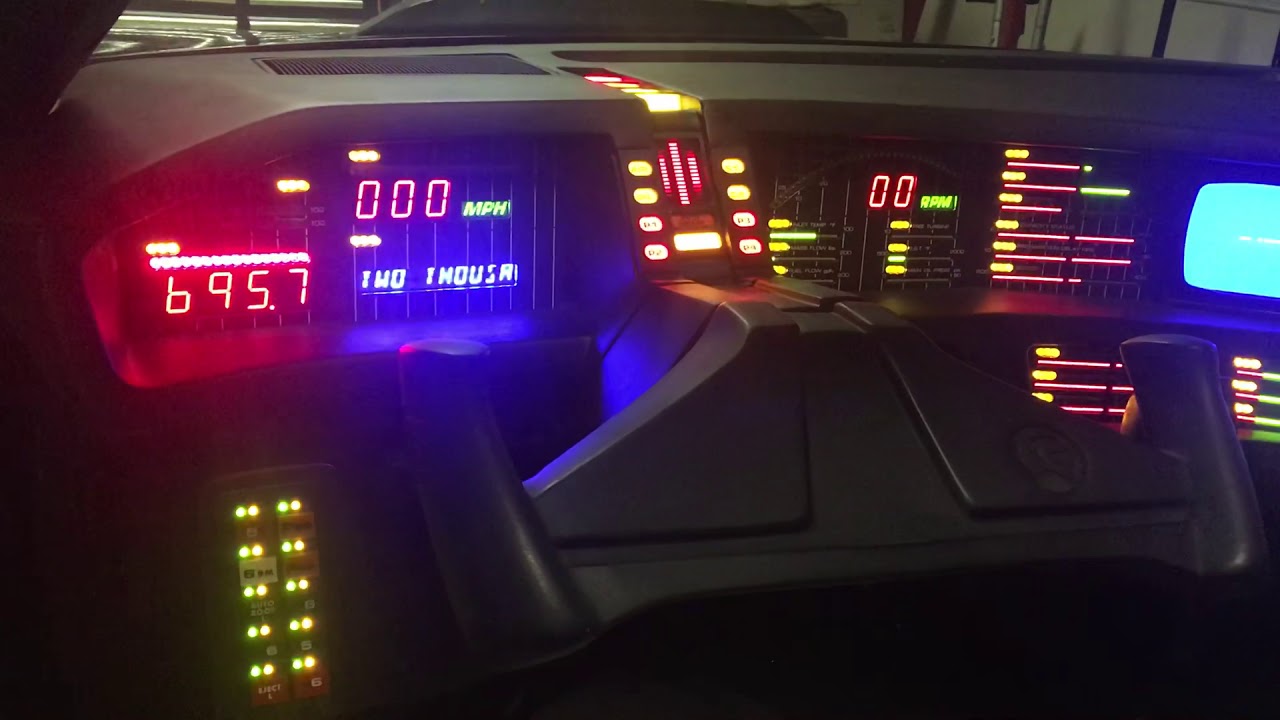 Kitt’s dash start up and sound effects