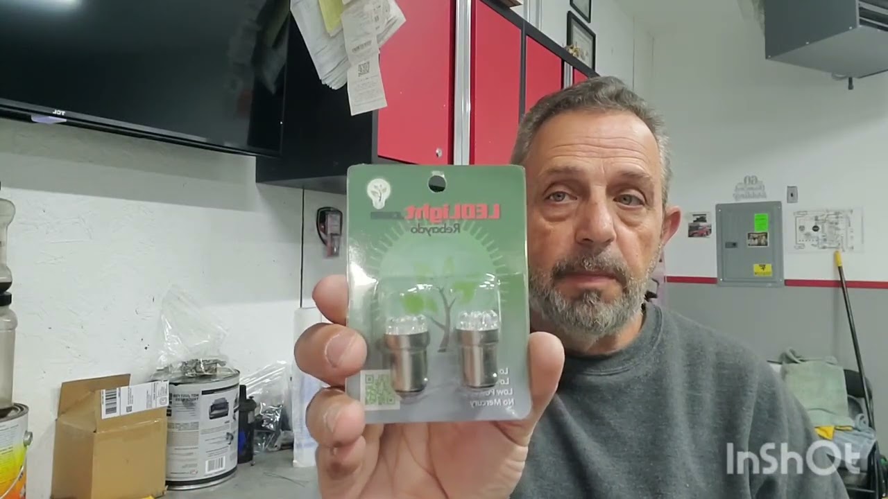 Trying L.E.D. light bulbs in a 1939 plymouth! 