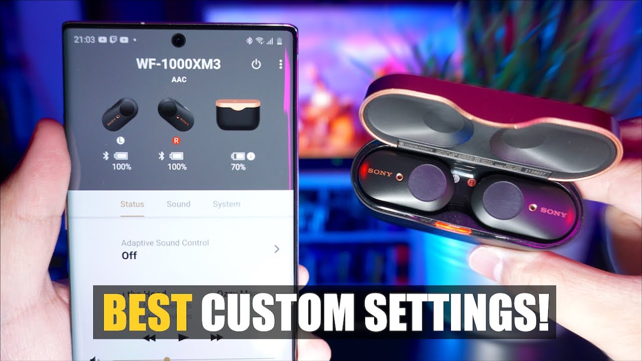 LATEST Sony WF-1000XM3 Best Settings Walkthrough | App Version 7.0.1