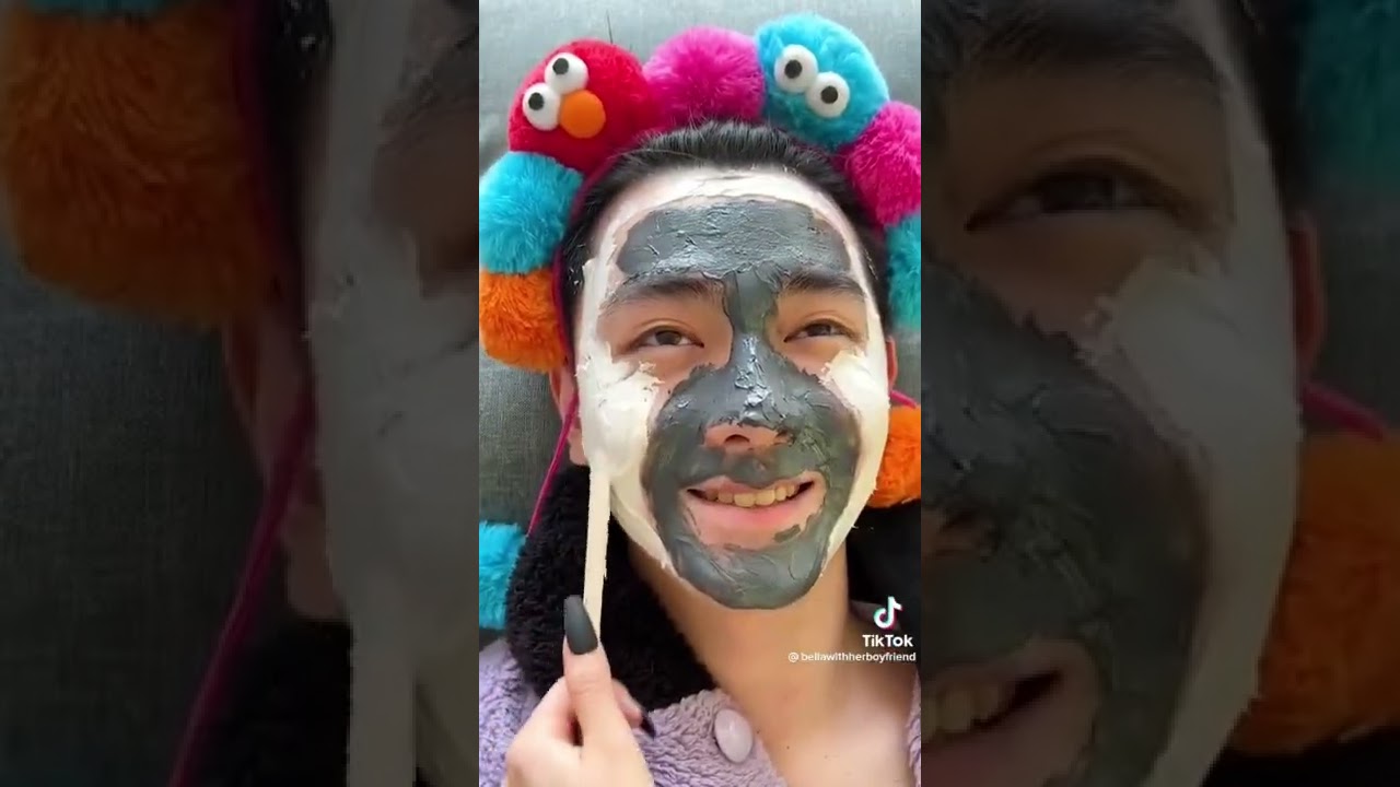 Bella with her BF Skincare Tiktok