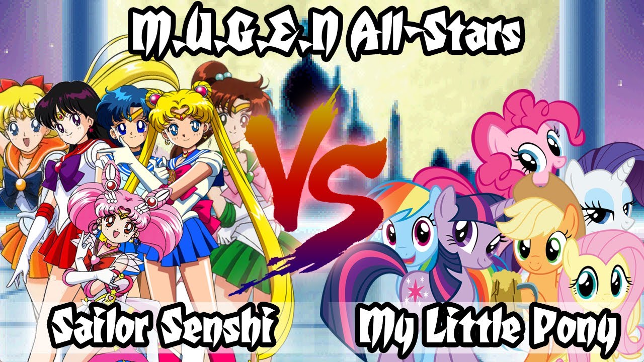 BTW MUGEN All-Stars - Sailor Senshi vs. My Little Pony (ANIME vs. CARTOON)