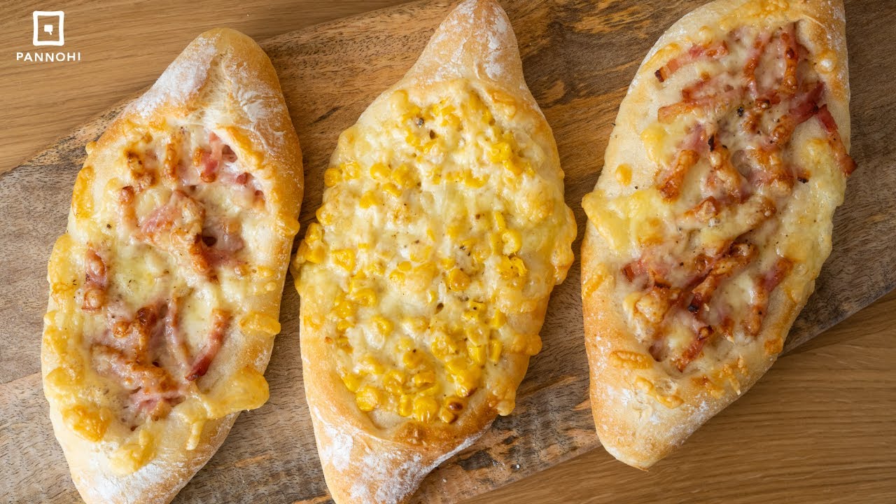 【家事の合間でも】捏ねないお手軽惣菜パン! チーズボートの作り方 How to Make Cheese Boat