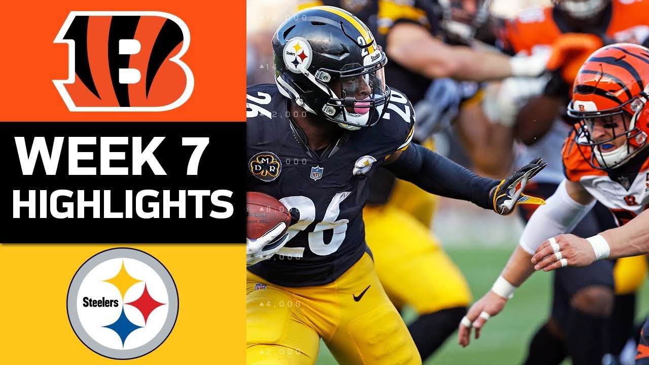 Bengals vs. Steelers | NFL Week 7 Game Highlights