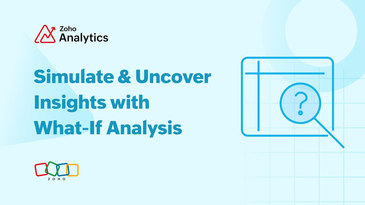 What-If Analysis in Zoho Analytics | Simulate Scenarios & Forecast Impact