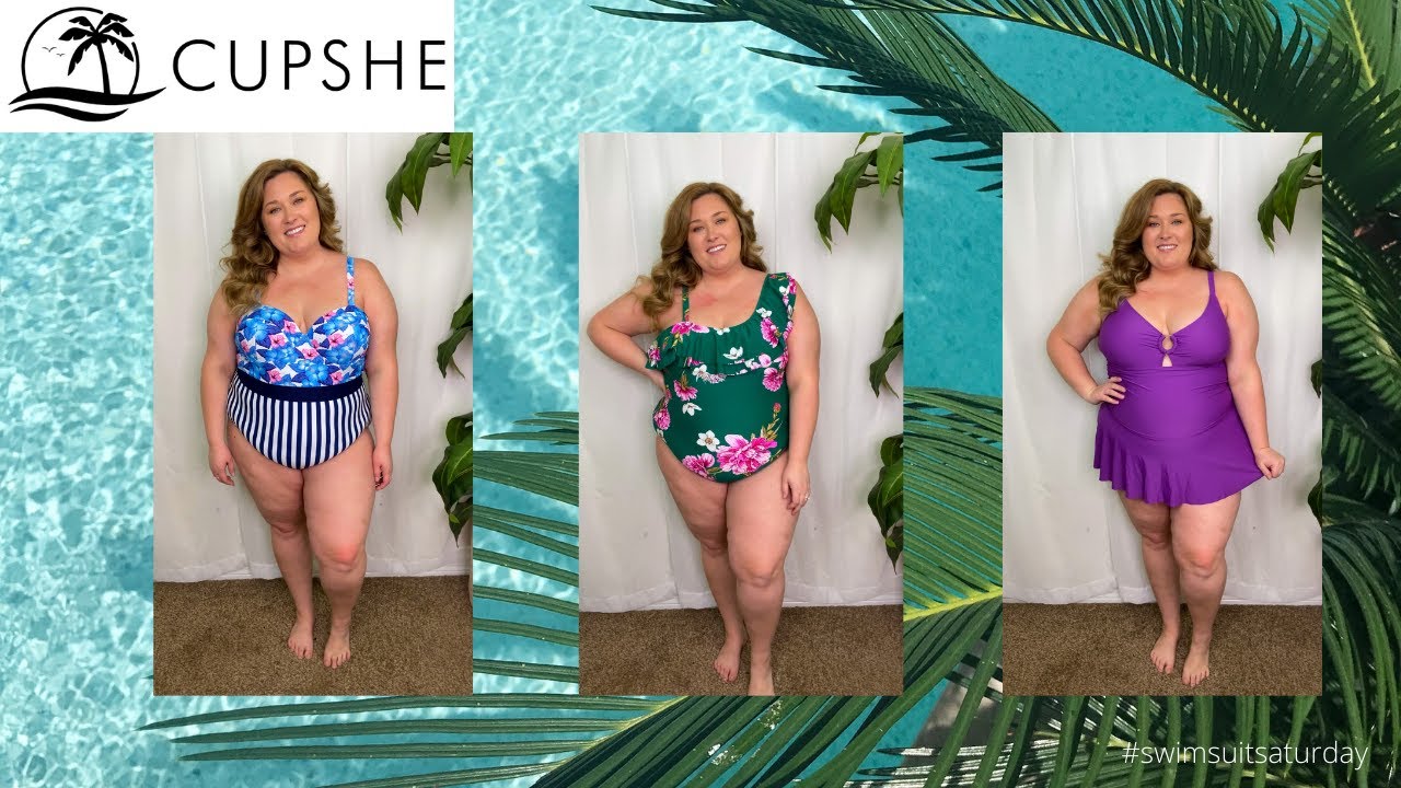 SWIM DRESS + UNDERWIRE SUITS! CUPSHE HAUL | SWIMSUIT SATURDAY | Taren Denise
