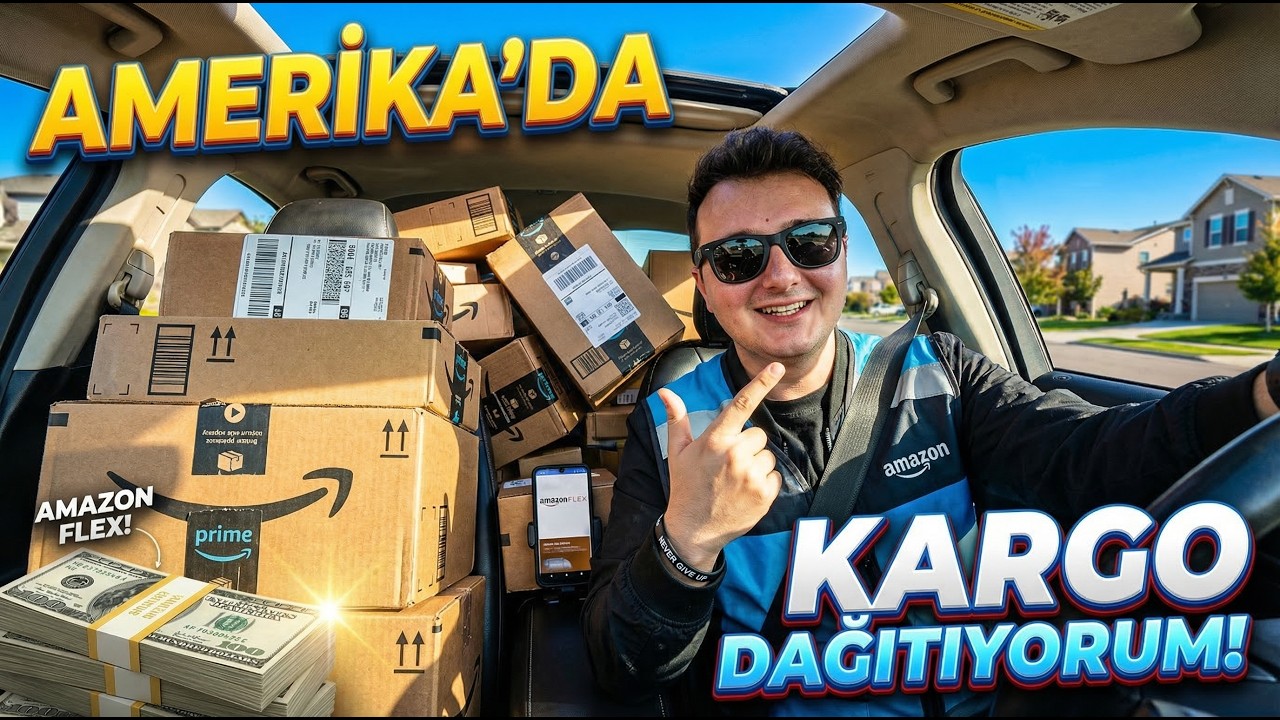 AMERİKA DA KARGO DAĞITIYORUM! AMAZON