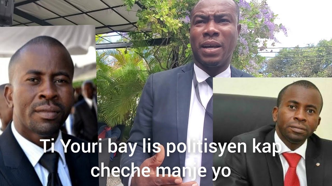 Ti Youri gaye wonn nan,li bay lis politisyen kap cheche manje yo.Pozisyonl sou KPT a.Menm moun fou..