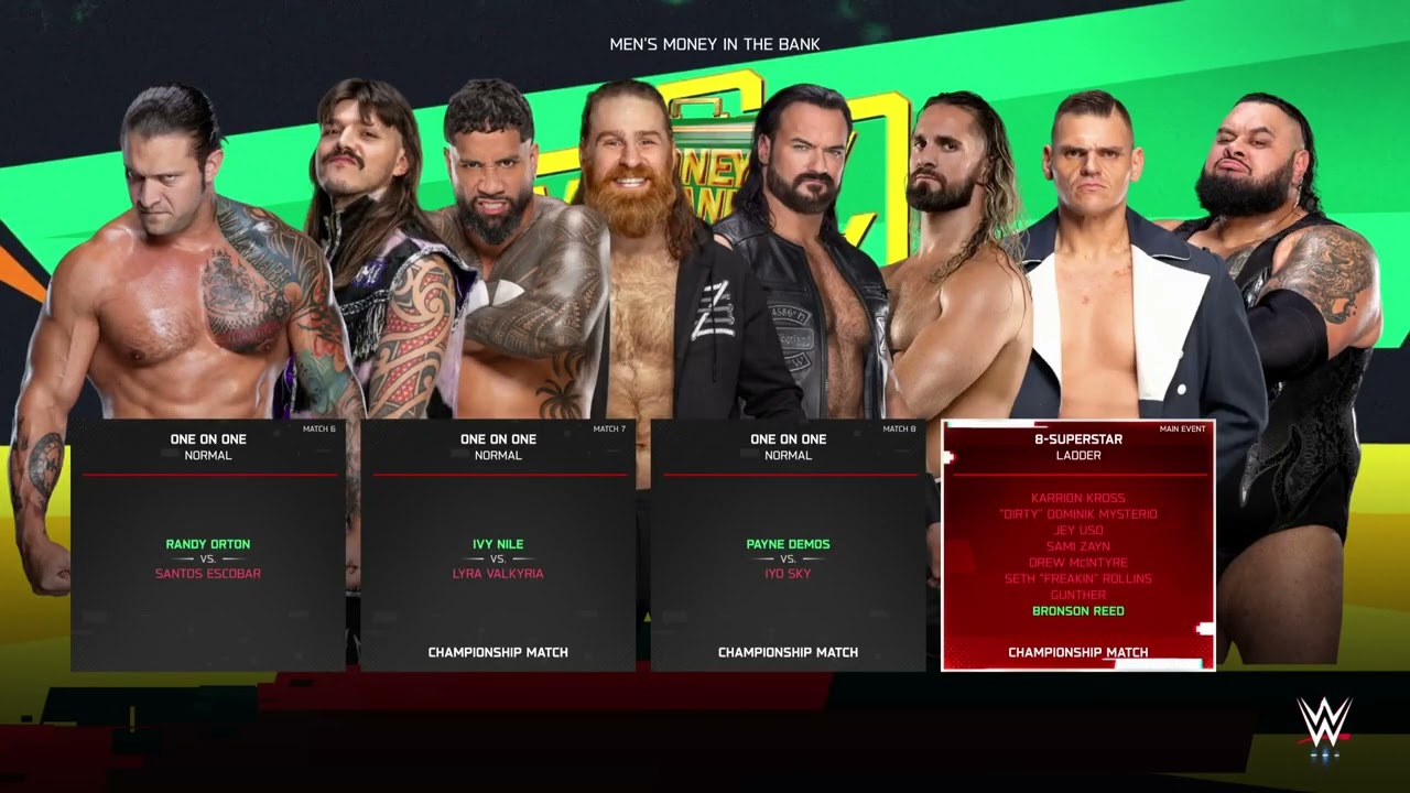 Wwe2k25 myrise Universe ep 1 first title match
