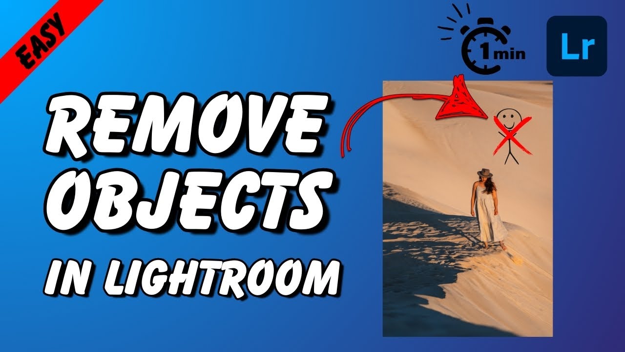How to Remove Objects in Lightroom | Easy Object Removal Tutorial