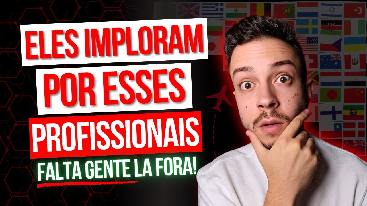 5 CURSOS TECNICOS para TRABALHAR no EXTERIOR em 2026 (MESMO SEM FACULDADE)