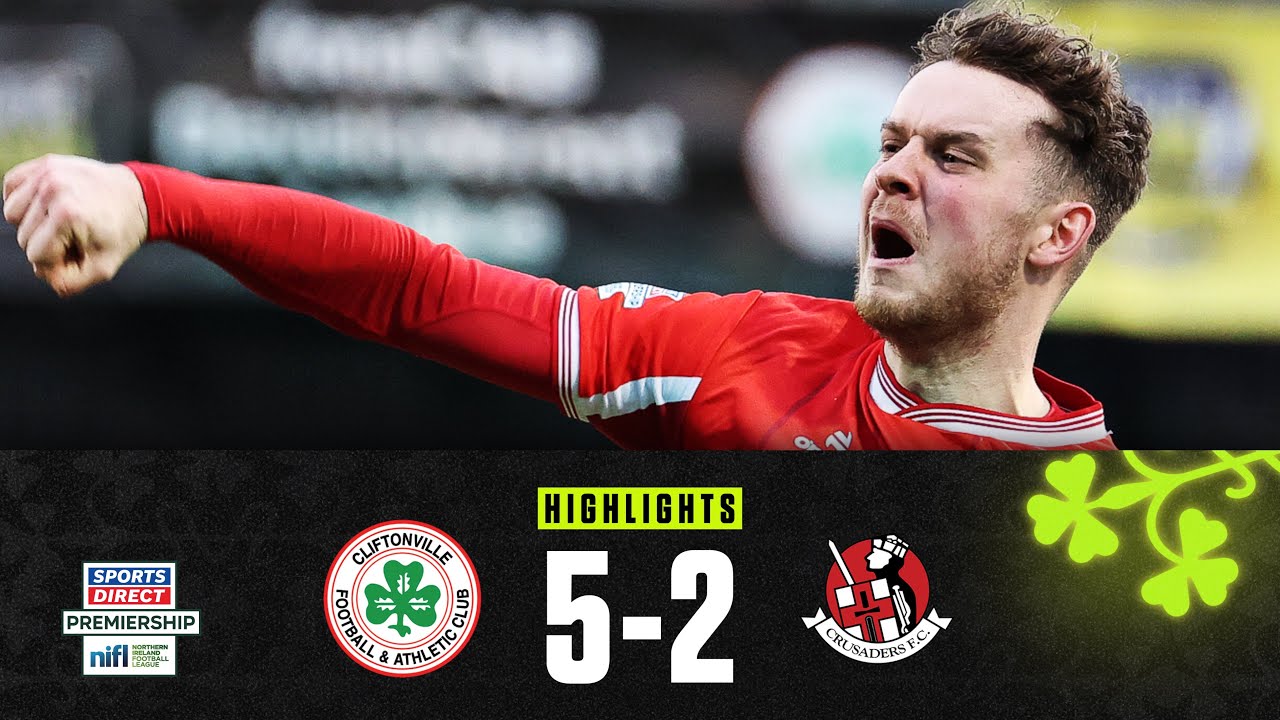 7 Goal derby thriller! | Cliftonville 5-2 Crusaders | #sportsdirectprem