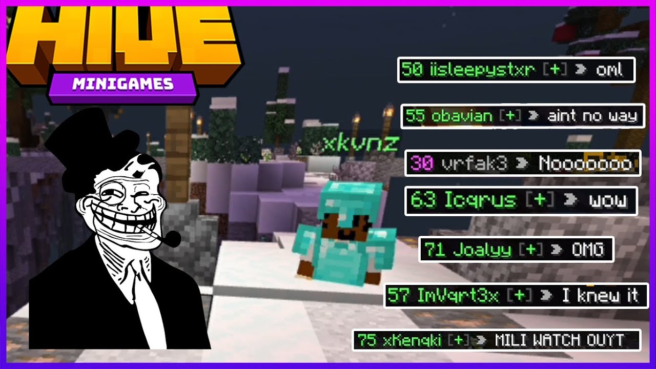 Trapping Hive Sweats For 6 Minutes (Hive Skywars)