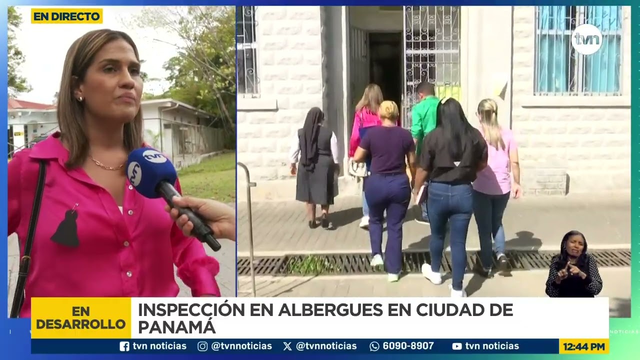 Inspección en albergues en ciudad de Panamá