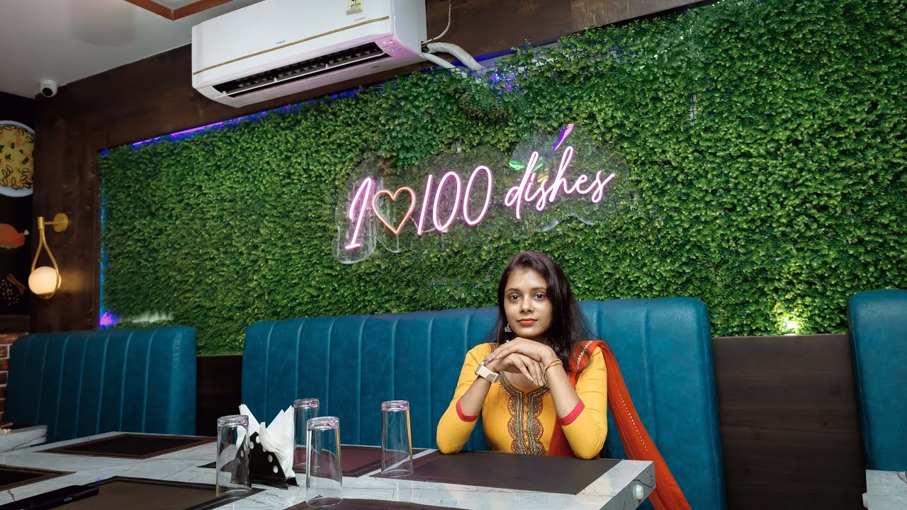 100 dishes restaurant || My 1st  Vlog || Bankura vlog