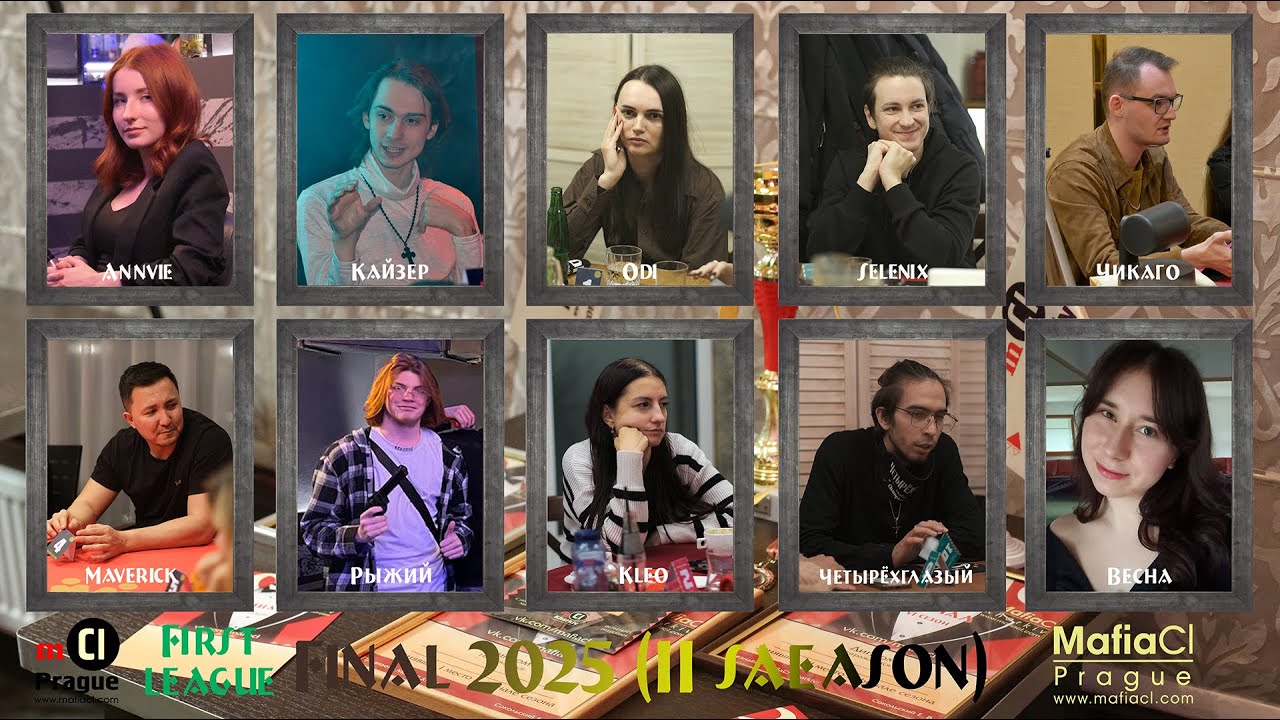 Mafia club Champions League Prague First League 2025 Final