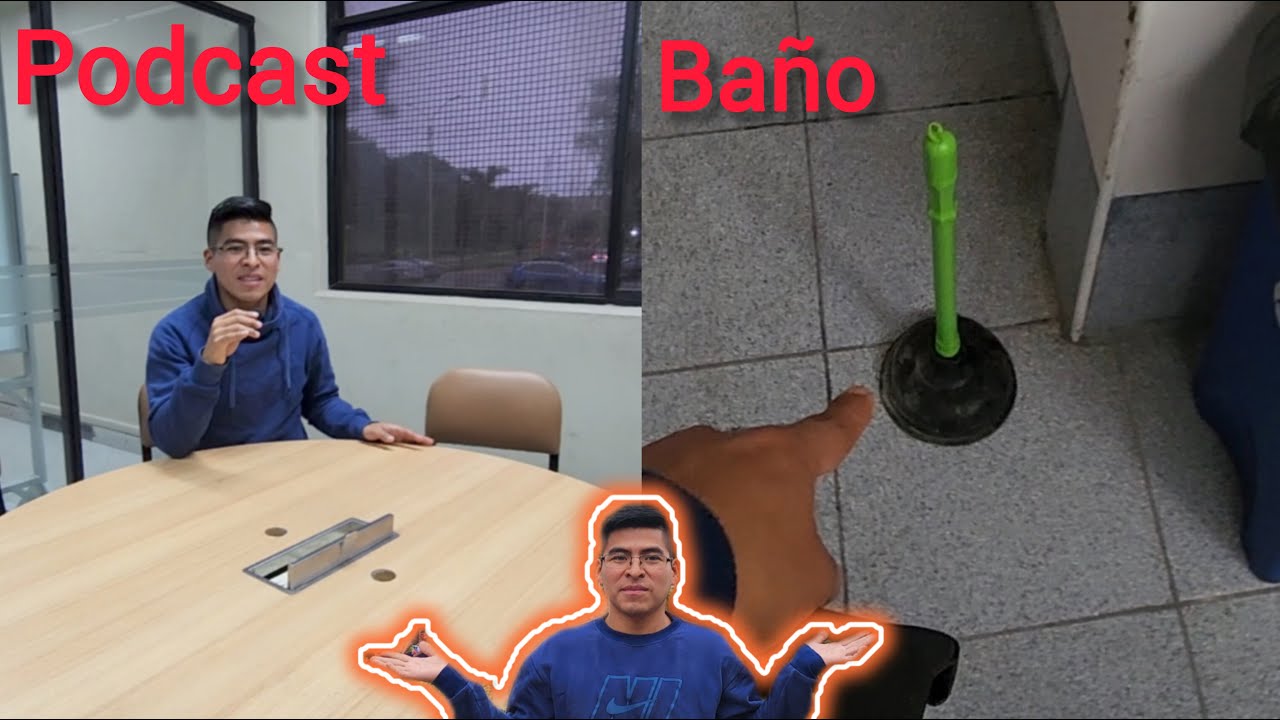 Asi son los baños de la UNMSM y mi podcast(bloopers) semana 10😎