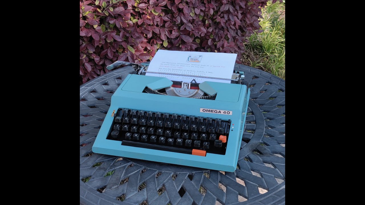 The Bulgarian Omega 40: End of a Typewriter Empire
