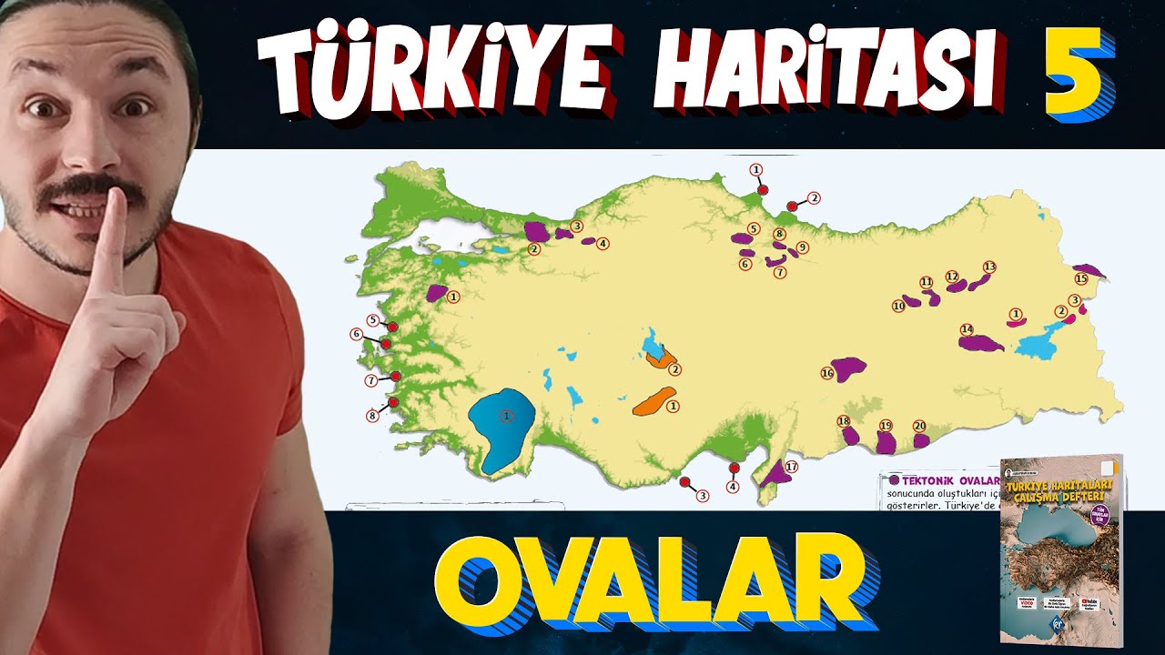 TÜRKİYE'NİN OVALARI- Türkiye Harita Bilgisi Çalışması  (KPSS-AYT-TYT)