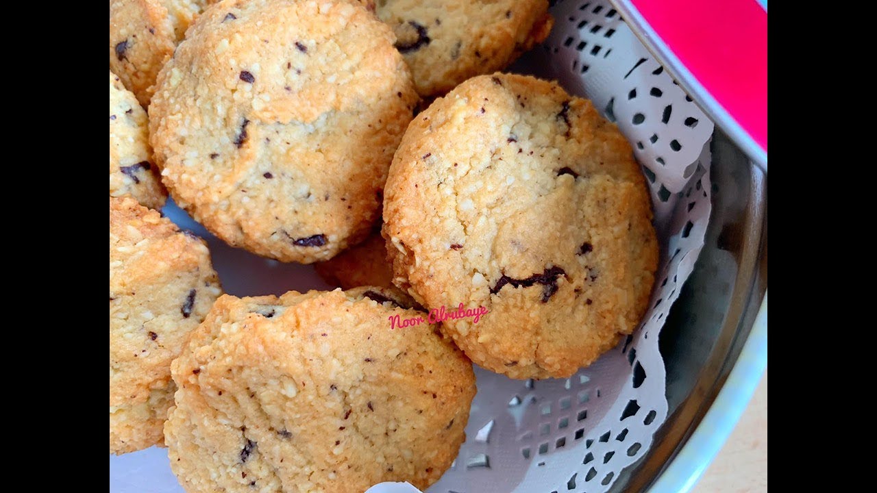 كوكيز كيتو بالشوكولاته والبرتقال لذيذة وسهلة Keto Orange Chocolate  Cookies ، مرضى السكري GF