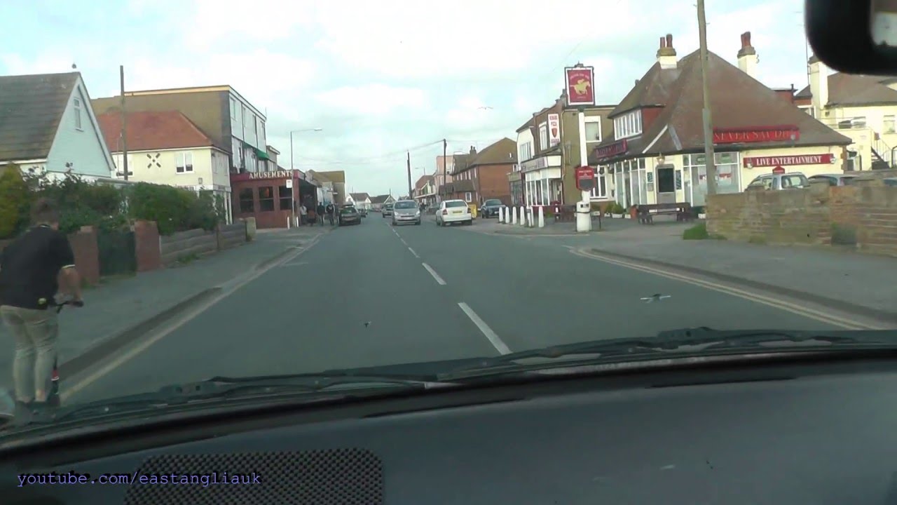 Driving back to Clacton On Sea from Jaywick Essex