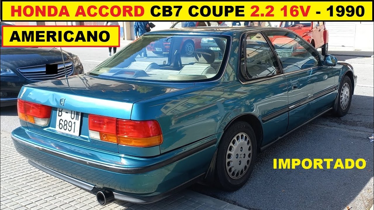 Honda Accord  CB7 Coupe 2.2 16V 1990 importado de America. Revisión. #hondaclassic
