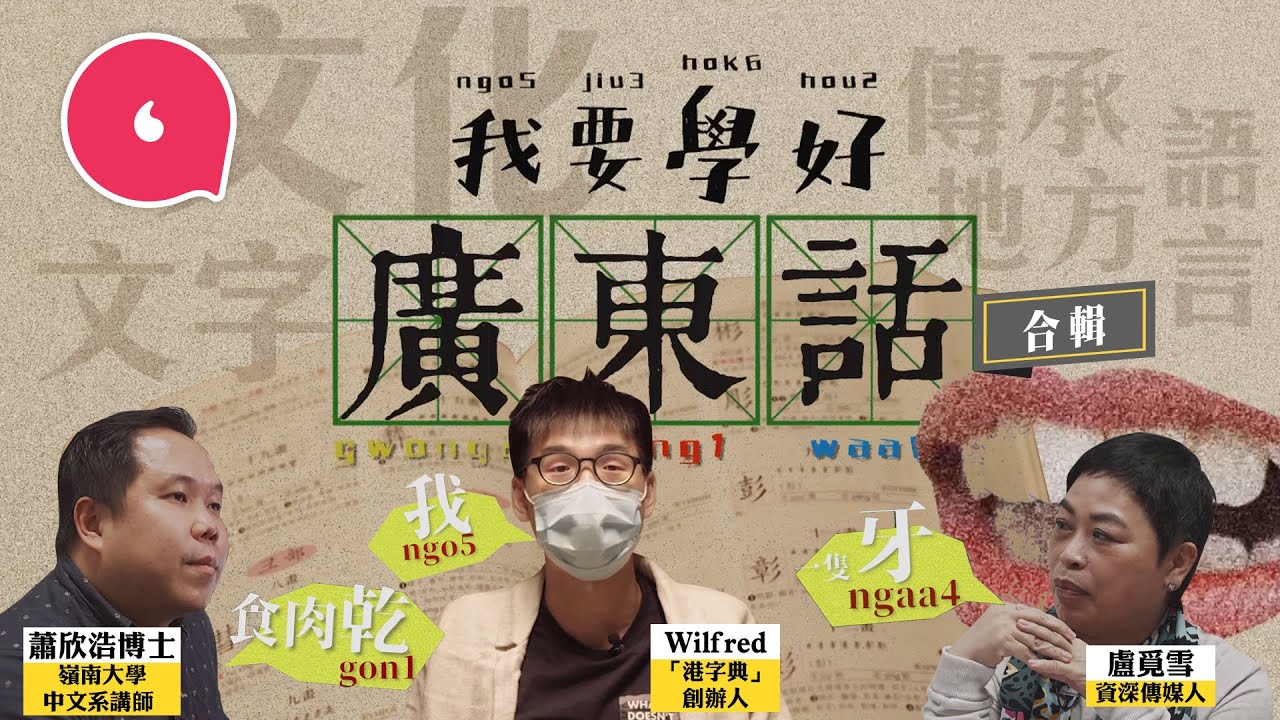 守護廣東話—90後創抵死港式字典filter 語言學家指粵語懶音問題200年前已出現 盧覓雪都要上堂學粵語：因為我係香港人 