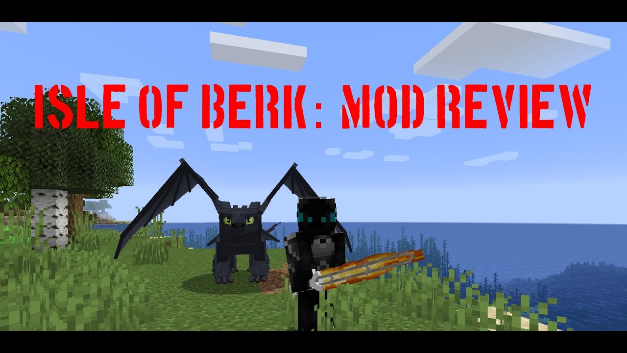 Minecraft | MOD REVIEW ISLE OF BERK MOD