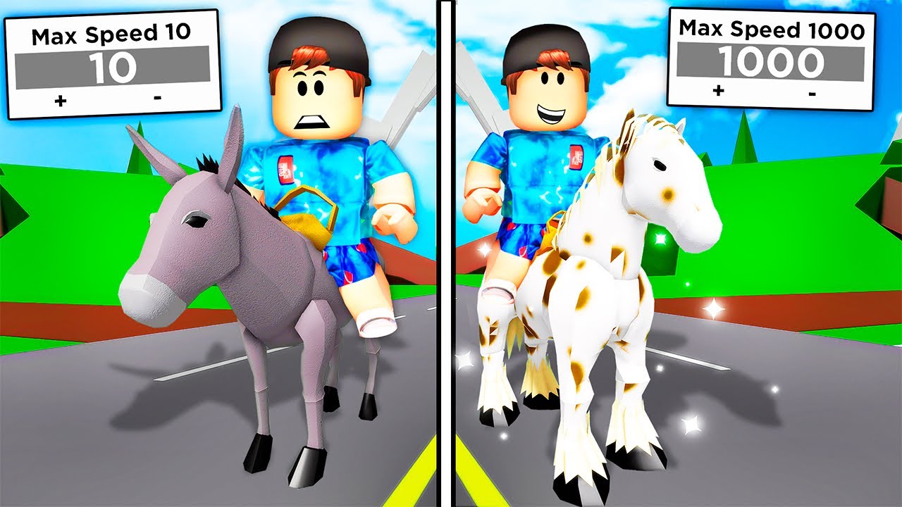Upgrading SLOWEST to FASTEST Horse!! (Brookhaven RP)