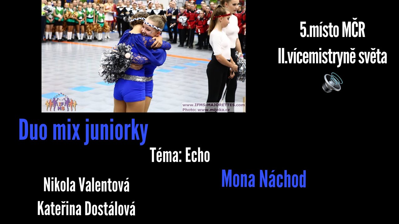 MONA NÁCHOD-Duo mix juniorky 2019-Nikola Valentová a Kateřina Dostálová
