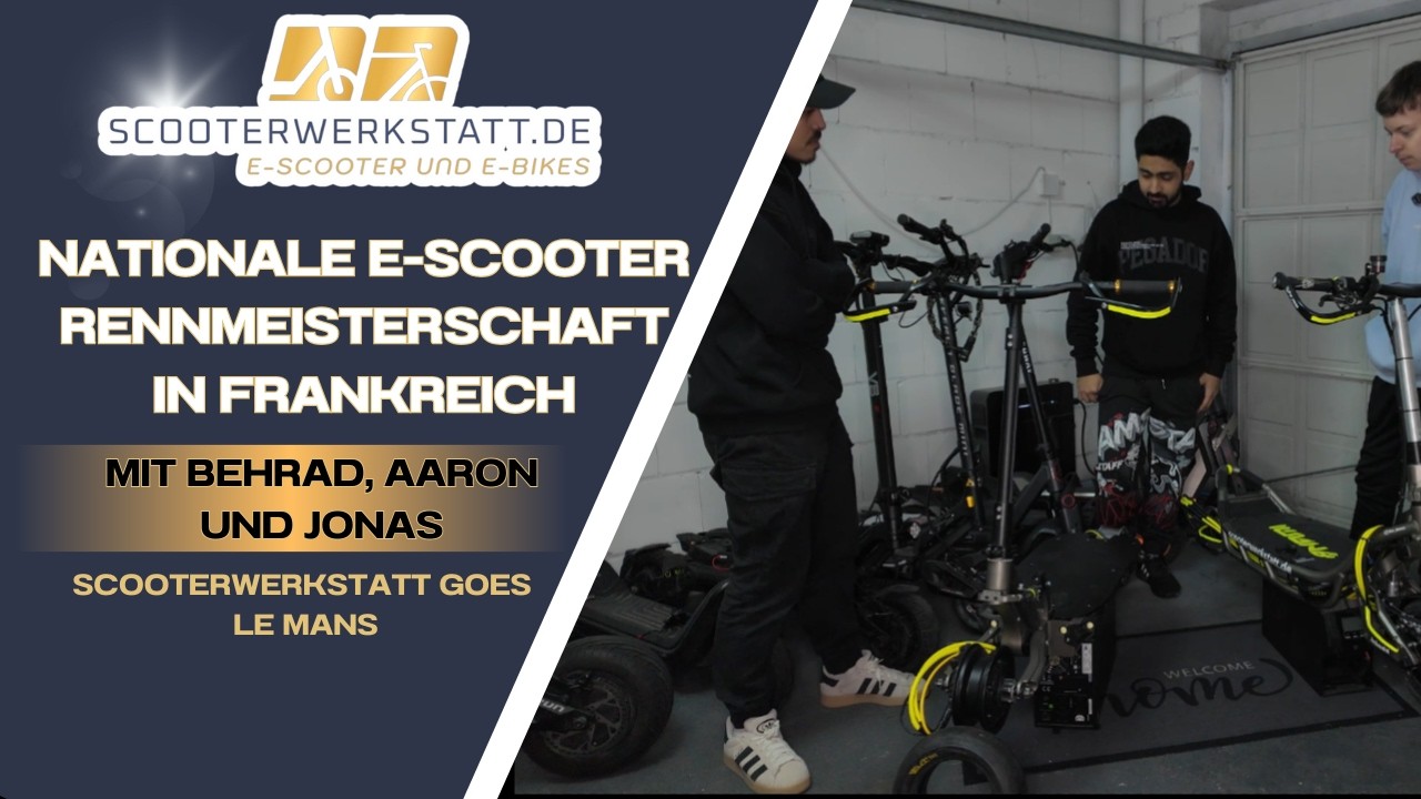 Aaron, Jonas & Behrad auf Titeljagd 🏆Scooterwerkstatt goes  Le Mans 2026 🤯