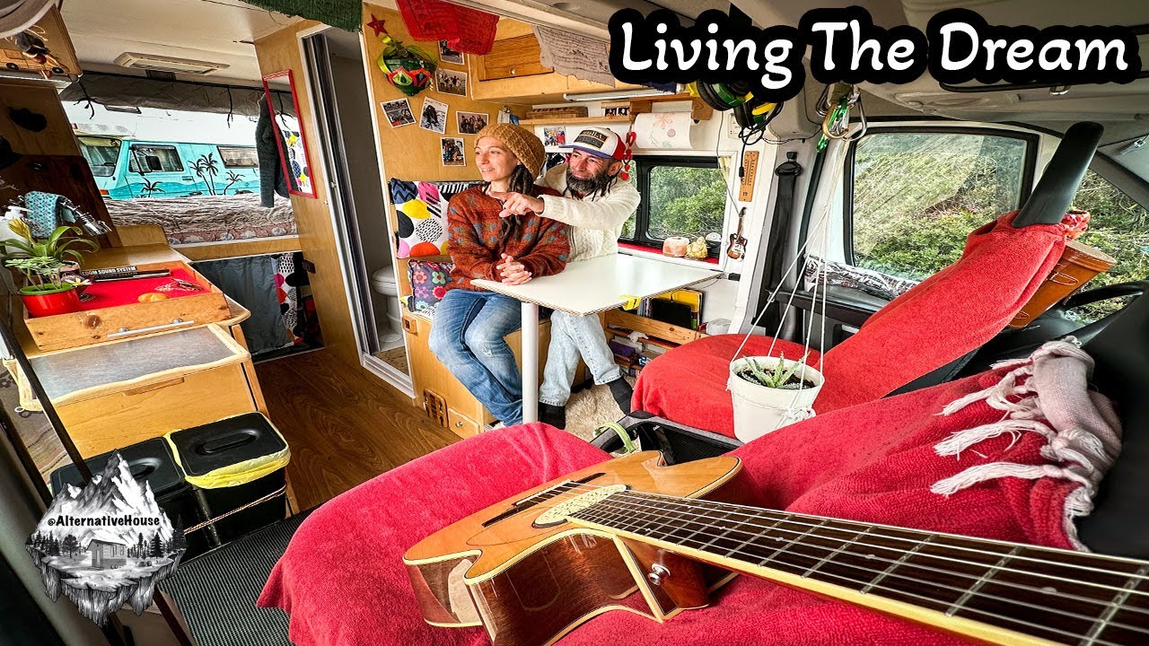 Musician Couple Converts Van into Stunning Home on Wheels