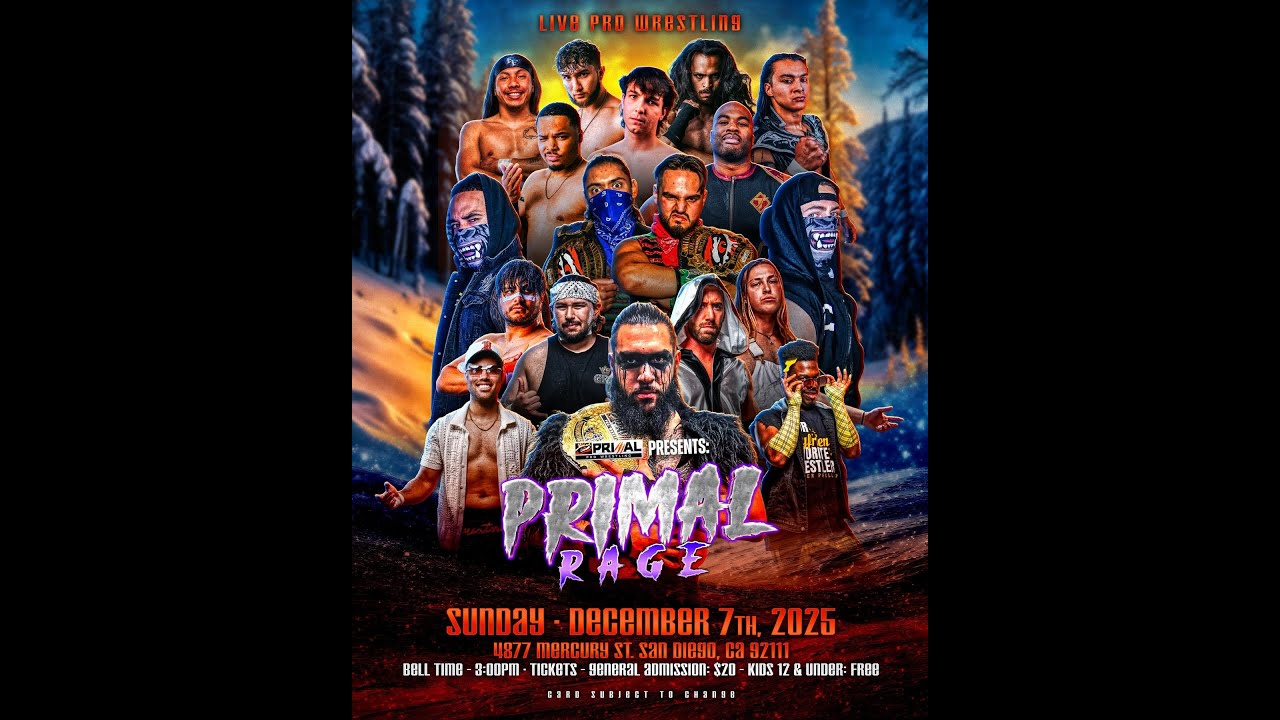 Primal Pro Wrestling - Primal Rage - Dec 7, 2025
